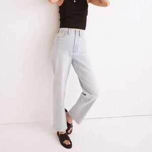 NWT Madewell The Perfect Vintage Straight Jean in Mosedale Wash